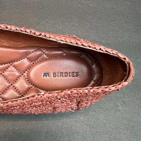 Birdies Loafers Brown Woven Flats Size 7.5 Slip On - Picture 8 of 10